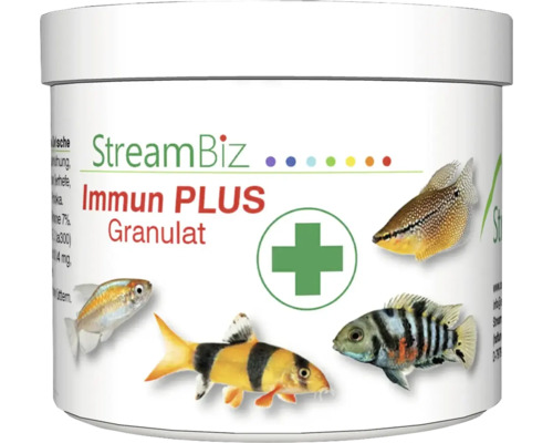 Aquarium fish food StreamBiz Immun Plus granules 80 g