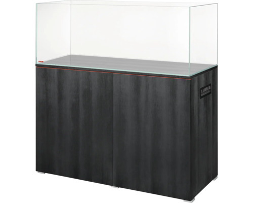 Aquarium combination EHEIM Aquarium clearscape 300 nero Aquarium 300 l, 120 x 50 x 50 cm, white glass and black base cabinet