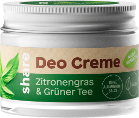 share Deodorant Cream Deodorant Lemongrass & Green Tea, 50 ml