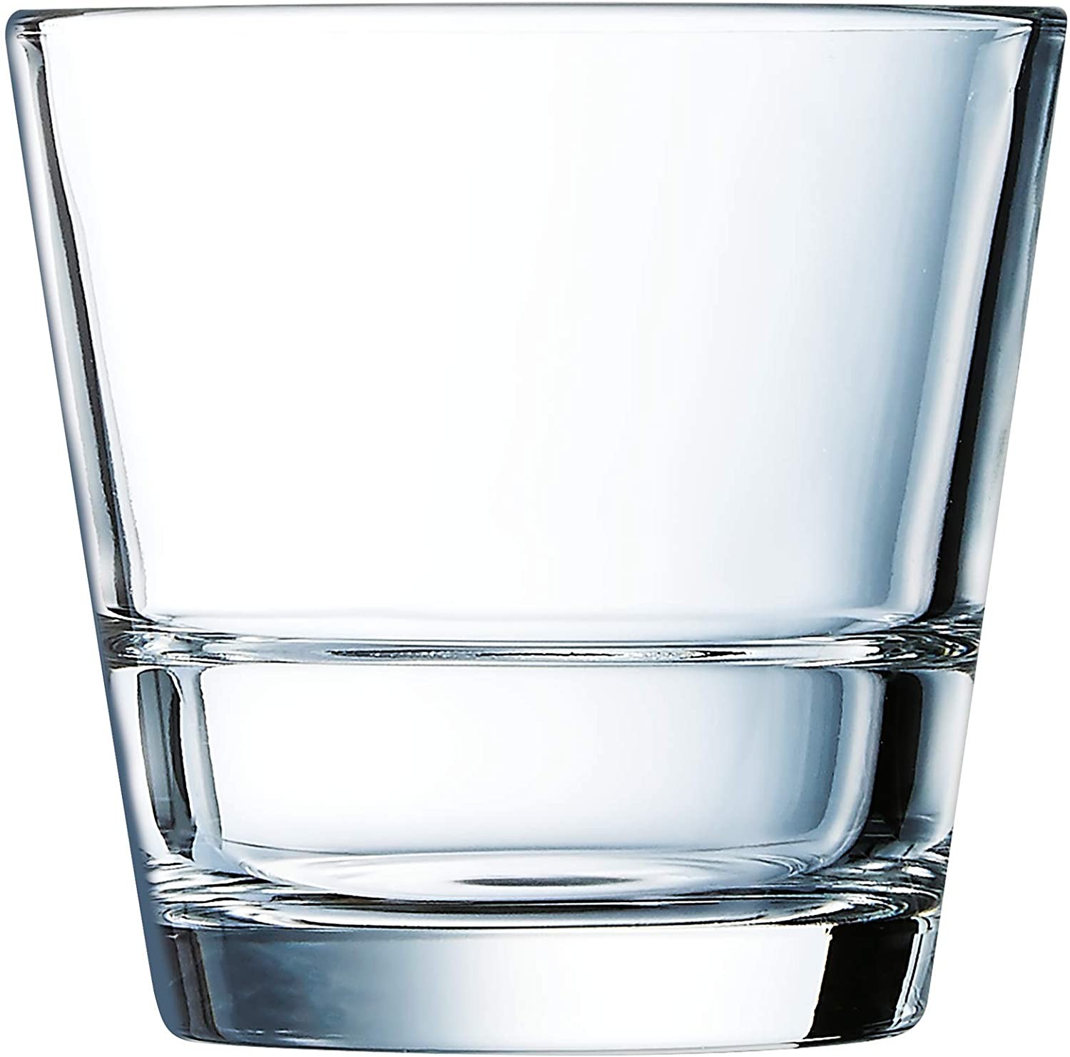Arcoroc Stack Up Water Glasses, Juice Glasses 6 Pack – All Sizes, Glass, 210ml