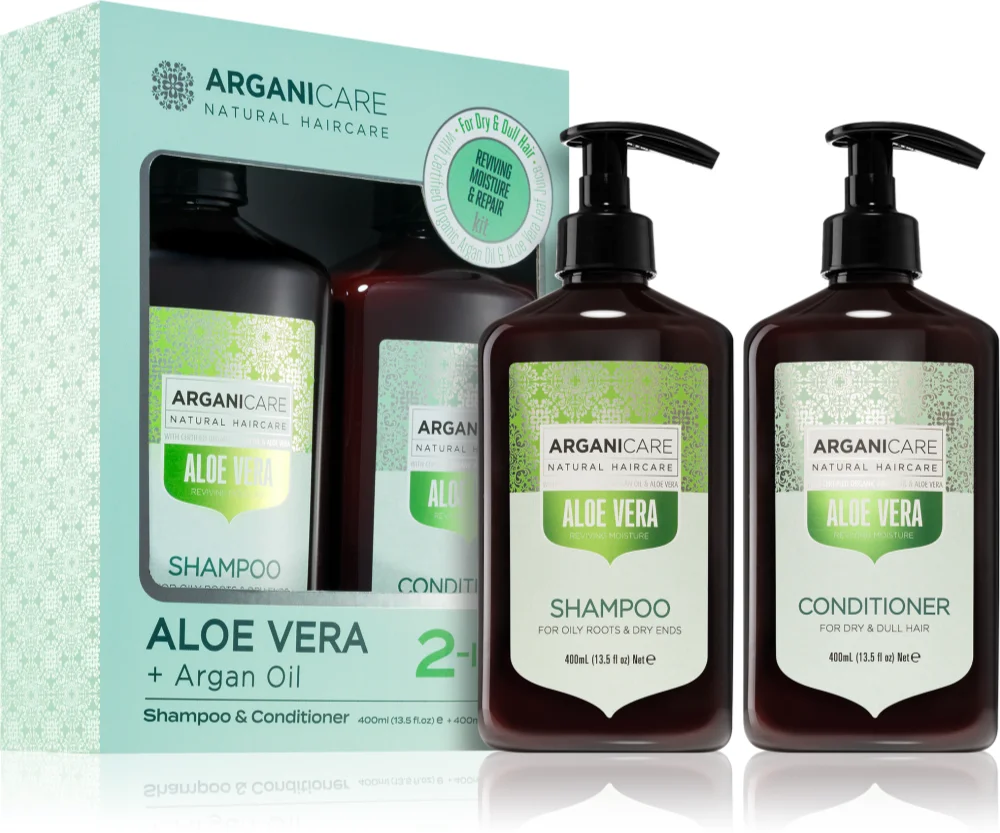 Arganicare Aloe vera Duo Box Gift Set (with moisturizing effect)