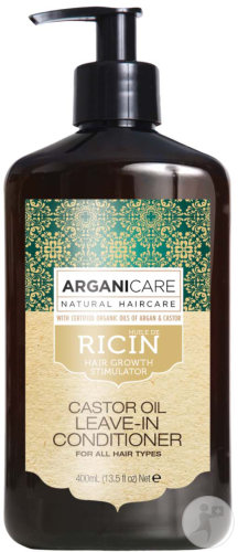 Arganicare Evolution Leave-In Care With Castor Oil Pump Bottle 400ml