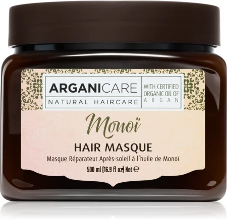 Arganicare Monoi Hair Masque regenerating mask for hair after sun exposure