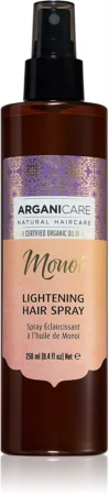 Arganicare Monoi Lightening Hair Spray Transfiguring care for the hair