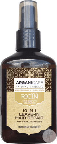Arganicare Castor Oil Repair Spray 10-in-1 No Rinse 150ml