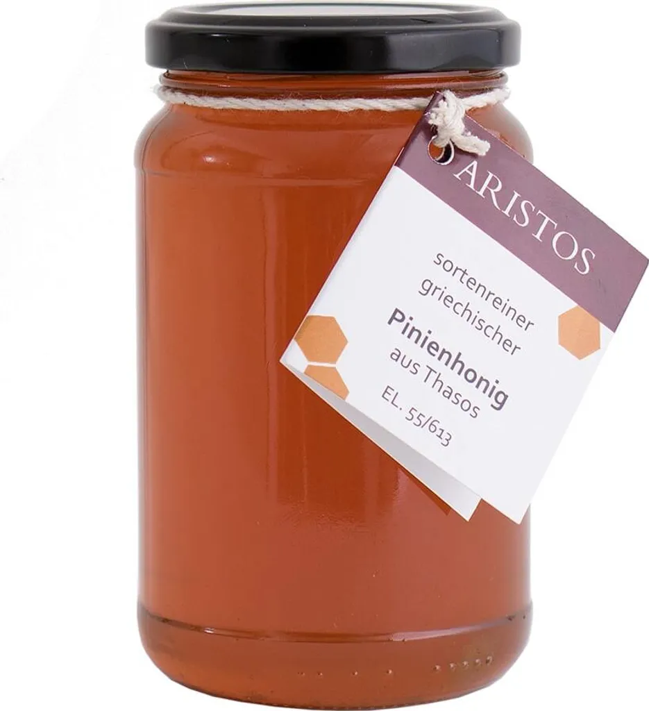 Aristos Griechischer Pinien Honig aus Thassos 480 g