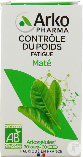 Arkopharma Arkogélules Weight Control Mate Organic 60 Capsules