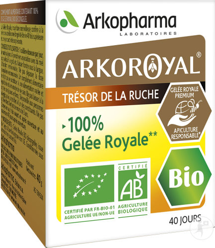 Arkopharma Arkoroyal 100% Royal Jelly Organic 40g