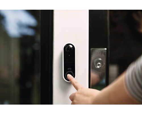 Arlo Essential Video Doorbell with Camera WiFi Motion Sensor Night Vision Siren