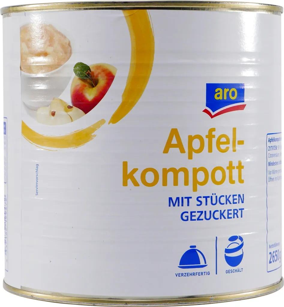 aro Apfelkompott -gezuckert- 2,65KG