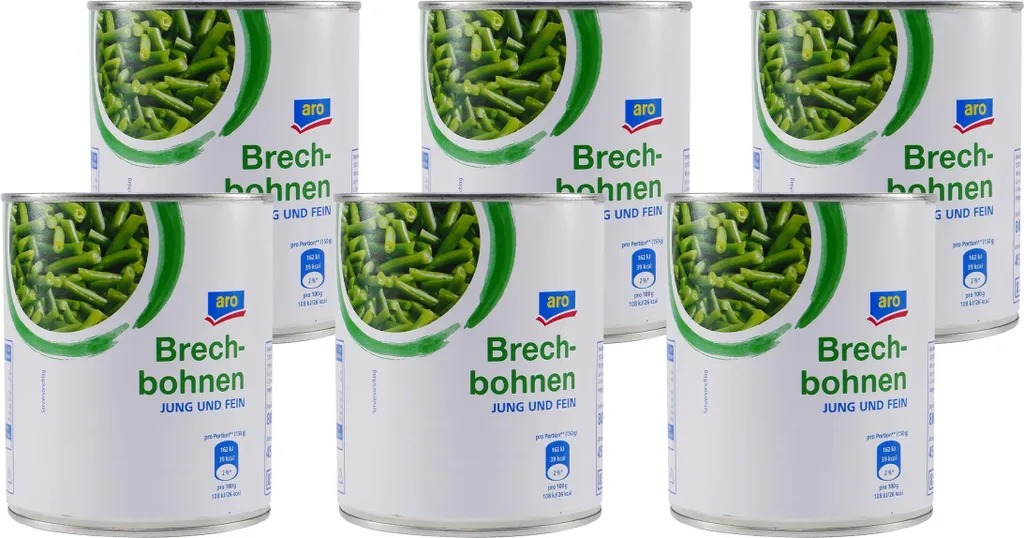 aro green beans - young & fine - (12 x 800g)