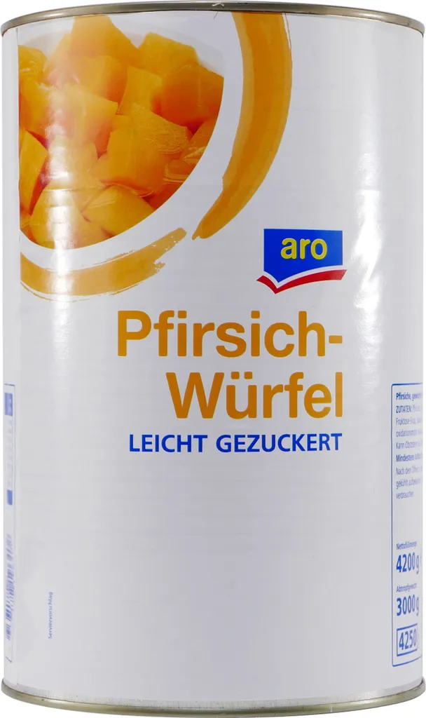 aro peach cubes 4.2KG