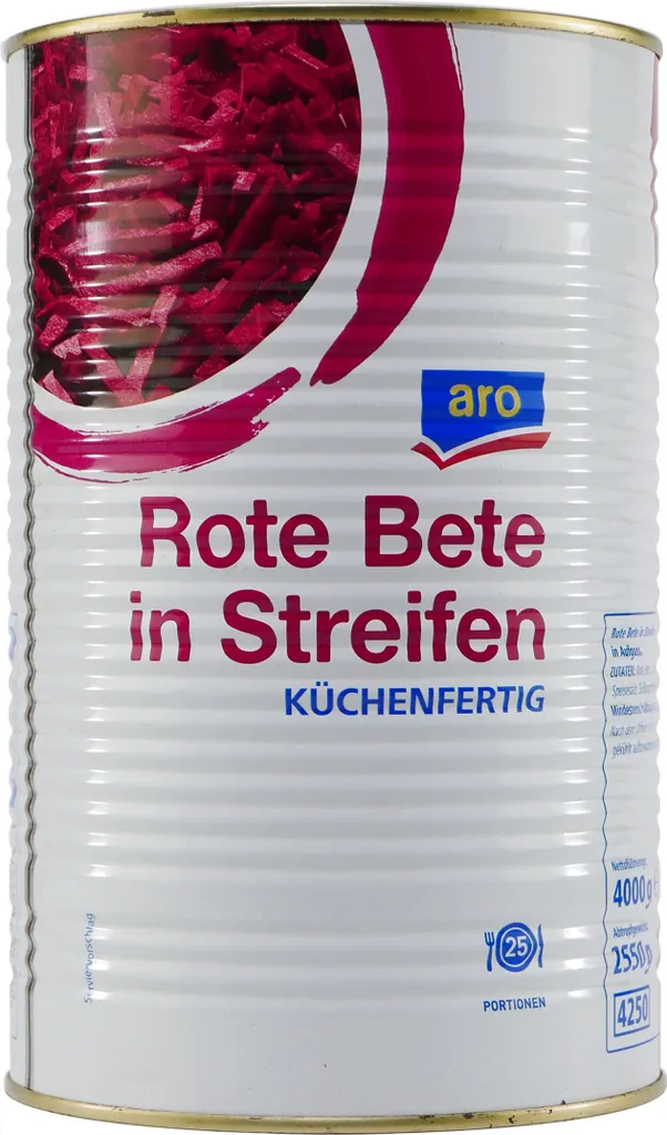 aro beetroot strips 4.0KG