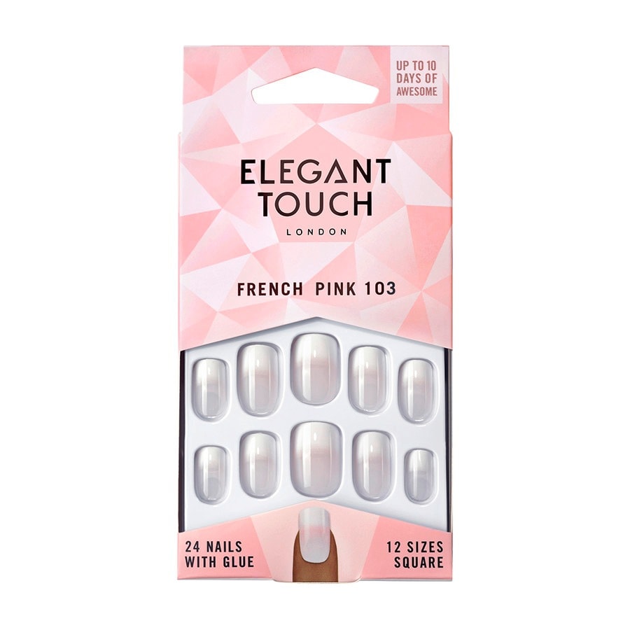 Elegant Touch French Nails - 103 M Pink