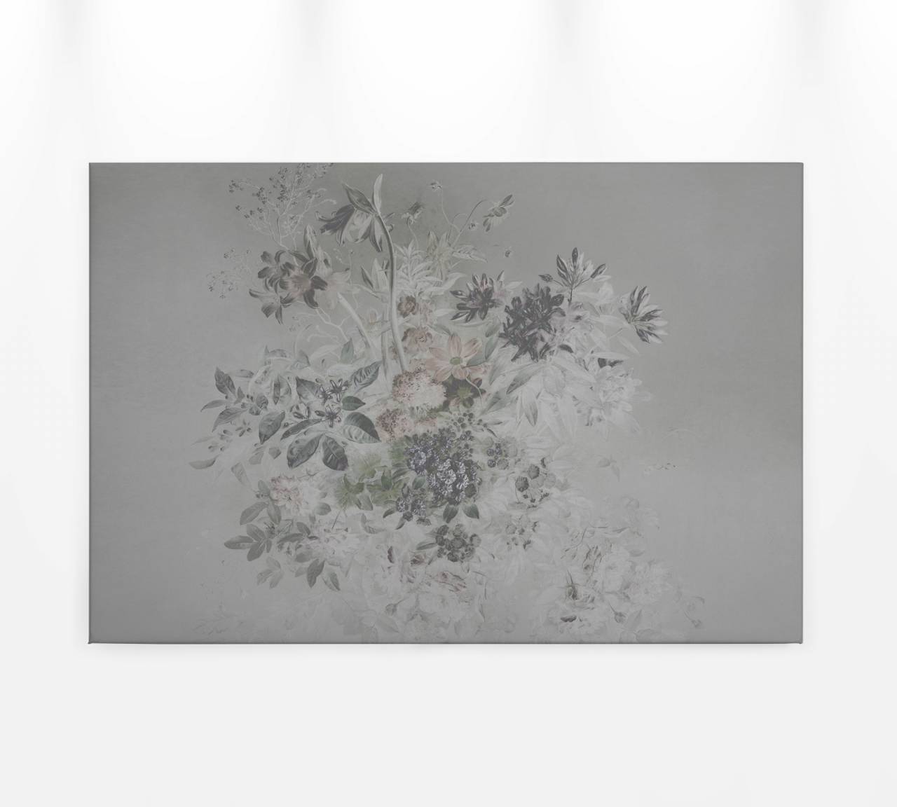 As creation canvas image flowers gray dd120399