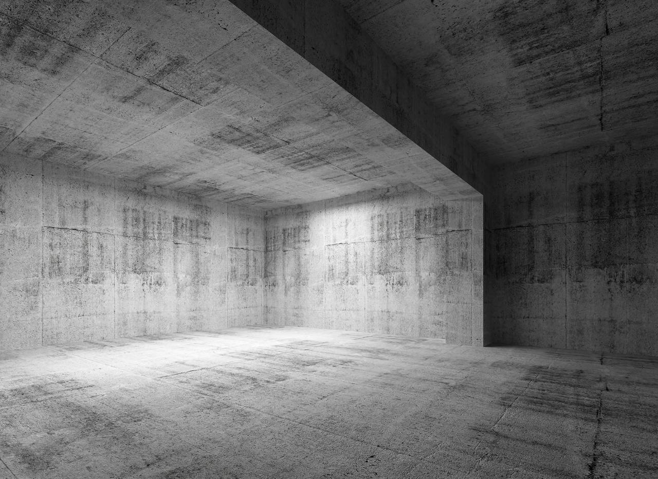 As photo wallpaper Design Walls 2 concrete look architecture DD123548