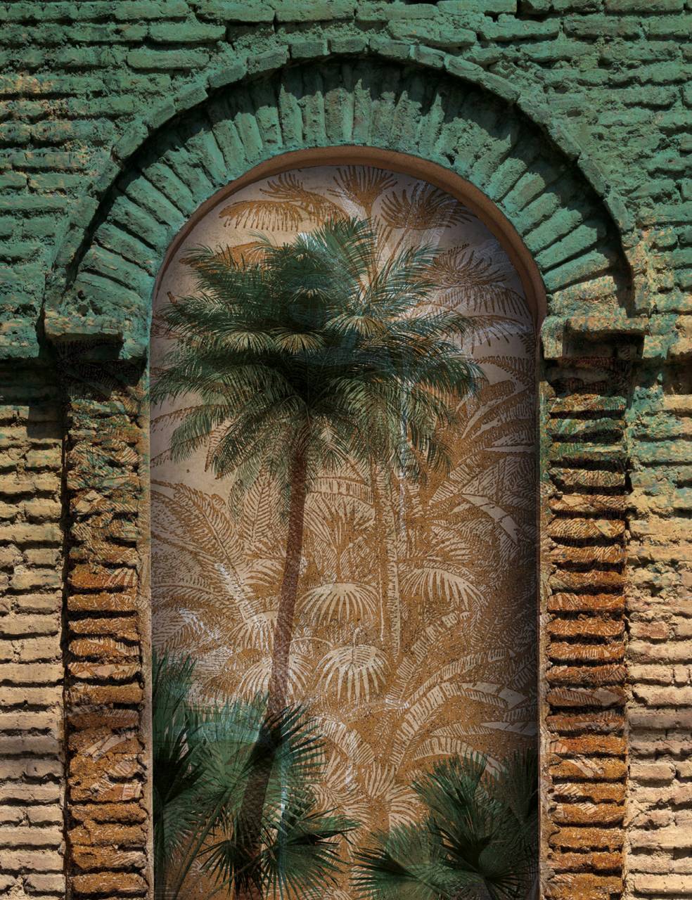 A.S. Creation As Photo Wallpaper Metropolitan Stories 2 Palm Trees Dd118827