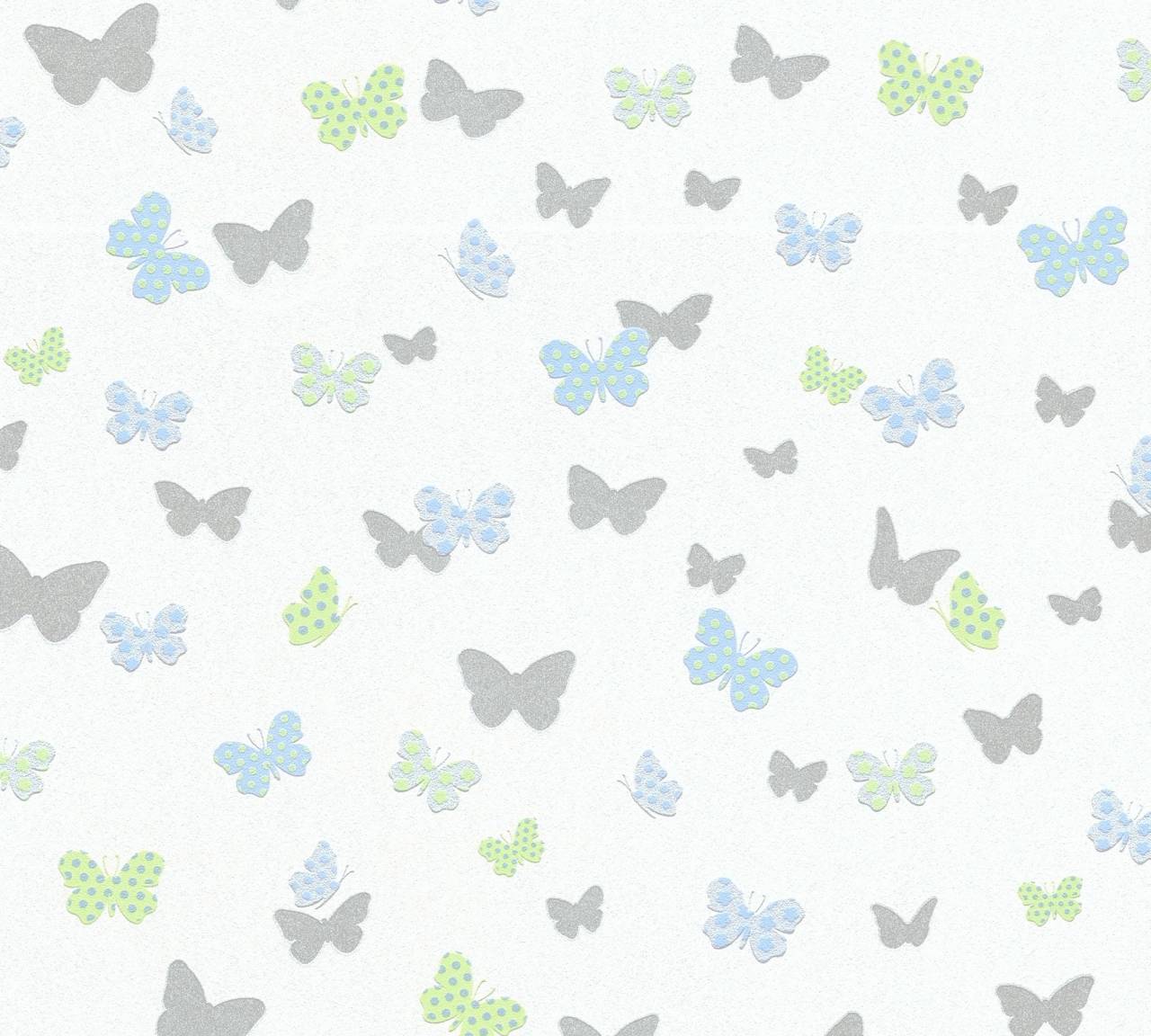 As fleece wallpaper attractive tapet with animals white 369333