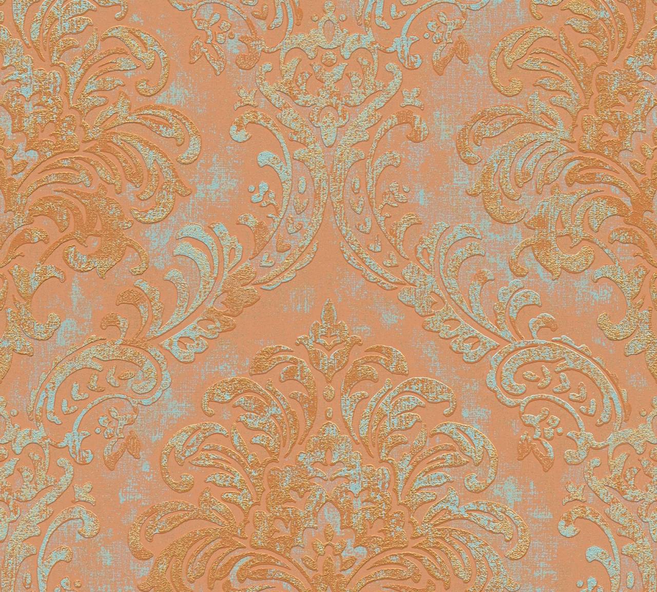 As fleece wallpaper MS Travel Styles Classic Orange 391121
