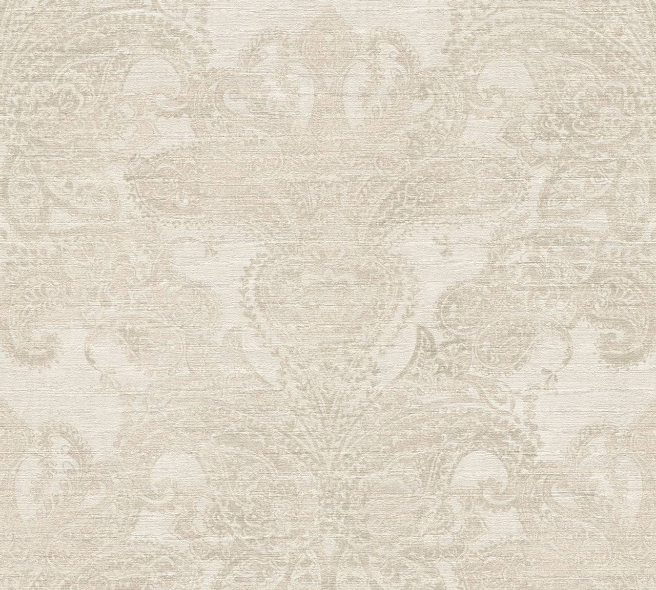 As fleece wallpaper MS Travel Styles Classic White 391193