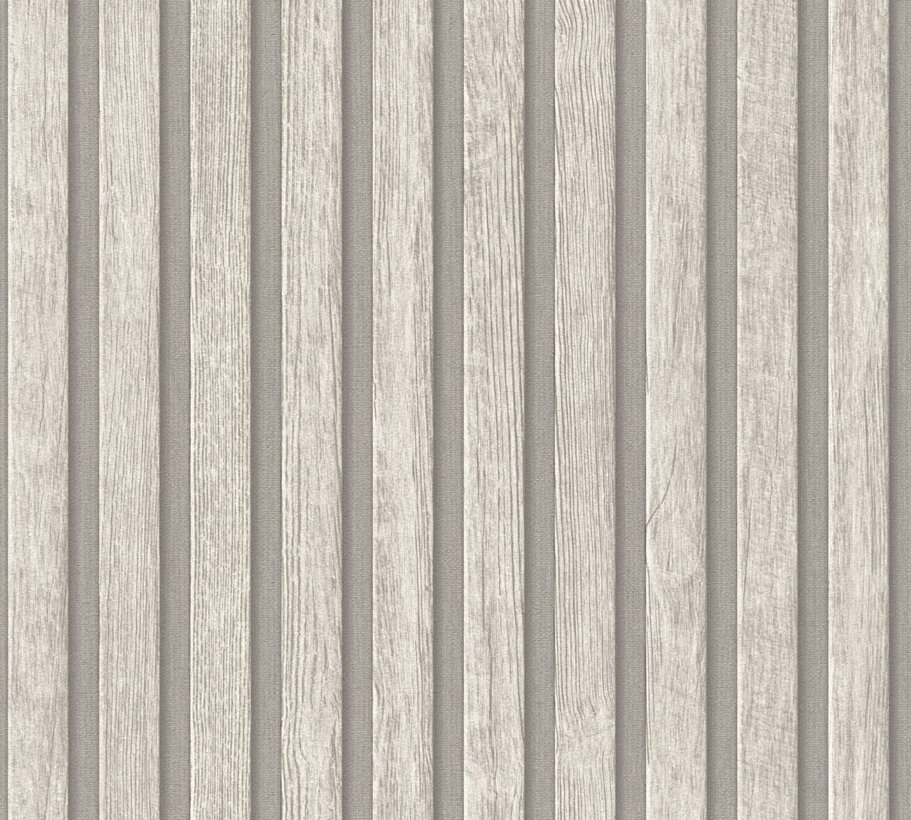 As fleece wallpaper Pintwalls II wooden panels wood look 391095