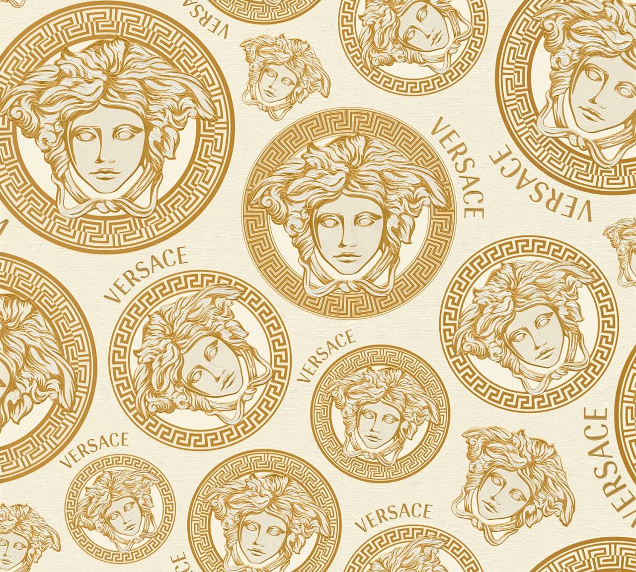 AS Vliestapete Versace 5 Luxus wallpaper Gold 386115