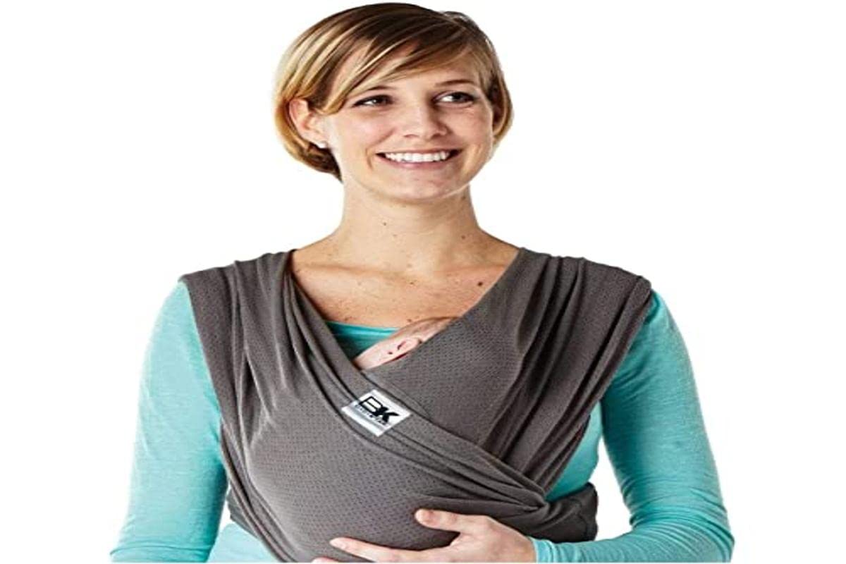 Baby Ktan Baby K\'Tan Baby Sling (Small, Anthracite Breeze)