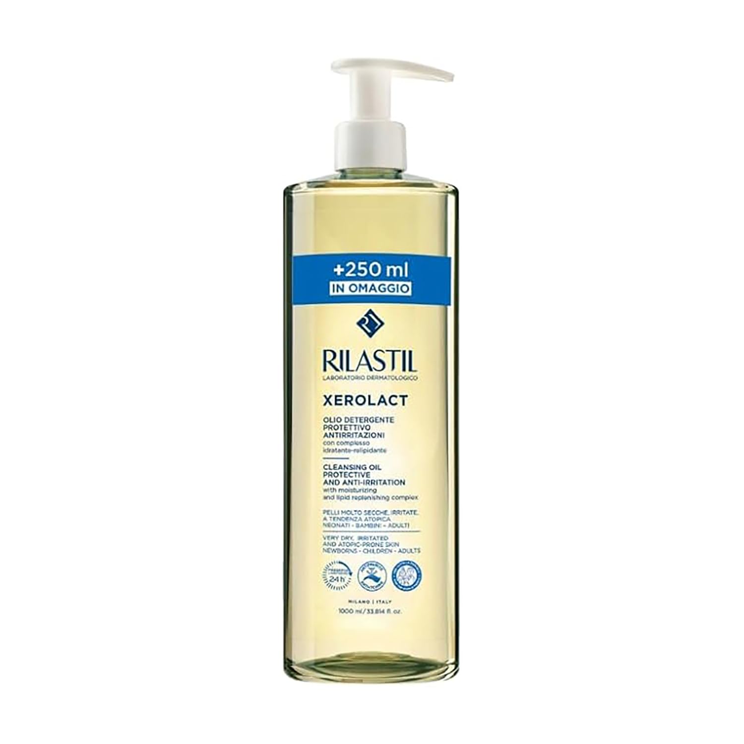 Rilastil Xerolact Protection Oil for Dry Skin 1000ml