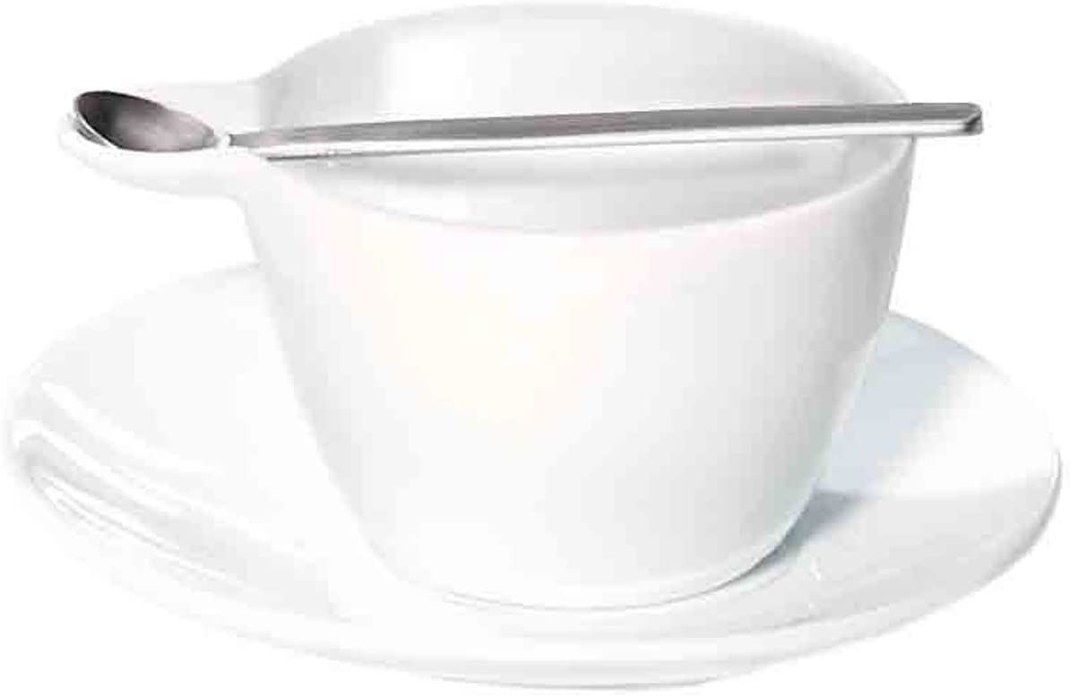 ASA 10200/017 Multi Cup 0.06 Litre Espresso Cup with Saucer and Spoon, 5 x 7.5 cm