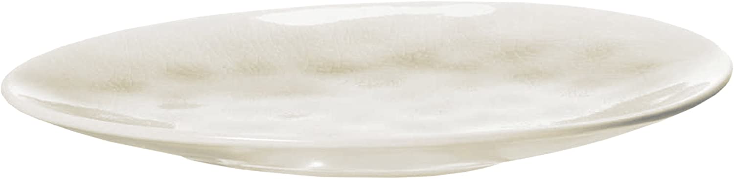 ASA 12127098 Dessert Plate Porcelain Champagne Cream 15.5 x 12 cm