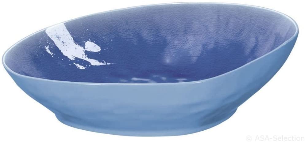 ASA 12264098 Bowl Porcelain 30 x 28 x 8.5 cm azure blue