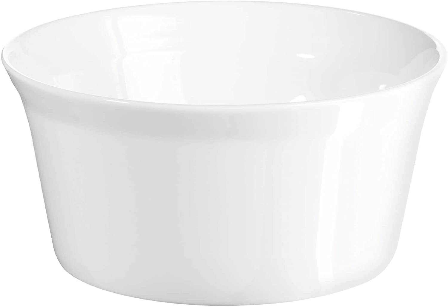ASA Soufflé mould, porcelain, white, 20 x 20 x 9 cm