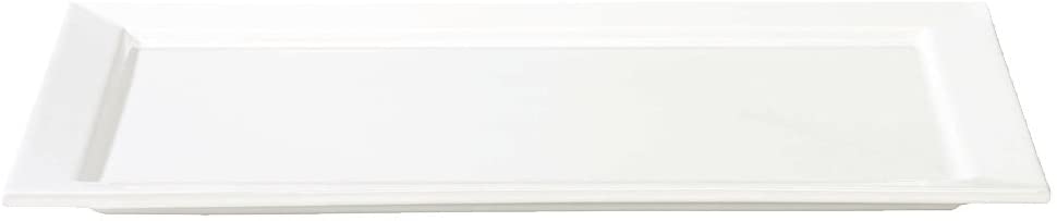 ASA 91433005 Quadrato Ceramic Dinner Plate, White, 48 x 32 x 5 cm