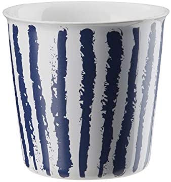ASA Café Lungo Mug Dark Blue / White / Stripes Stoneware Diameter 9.2 cm x Height 8.7 cm Capacity 0.25 L