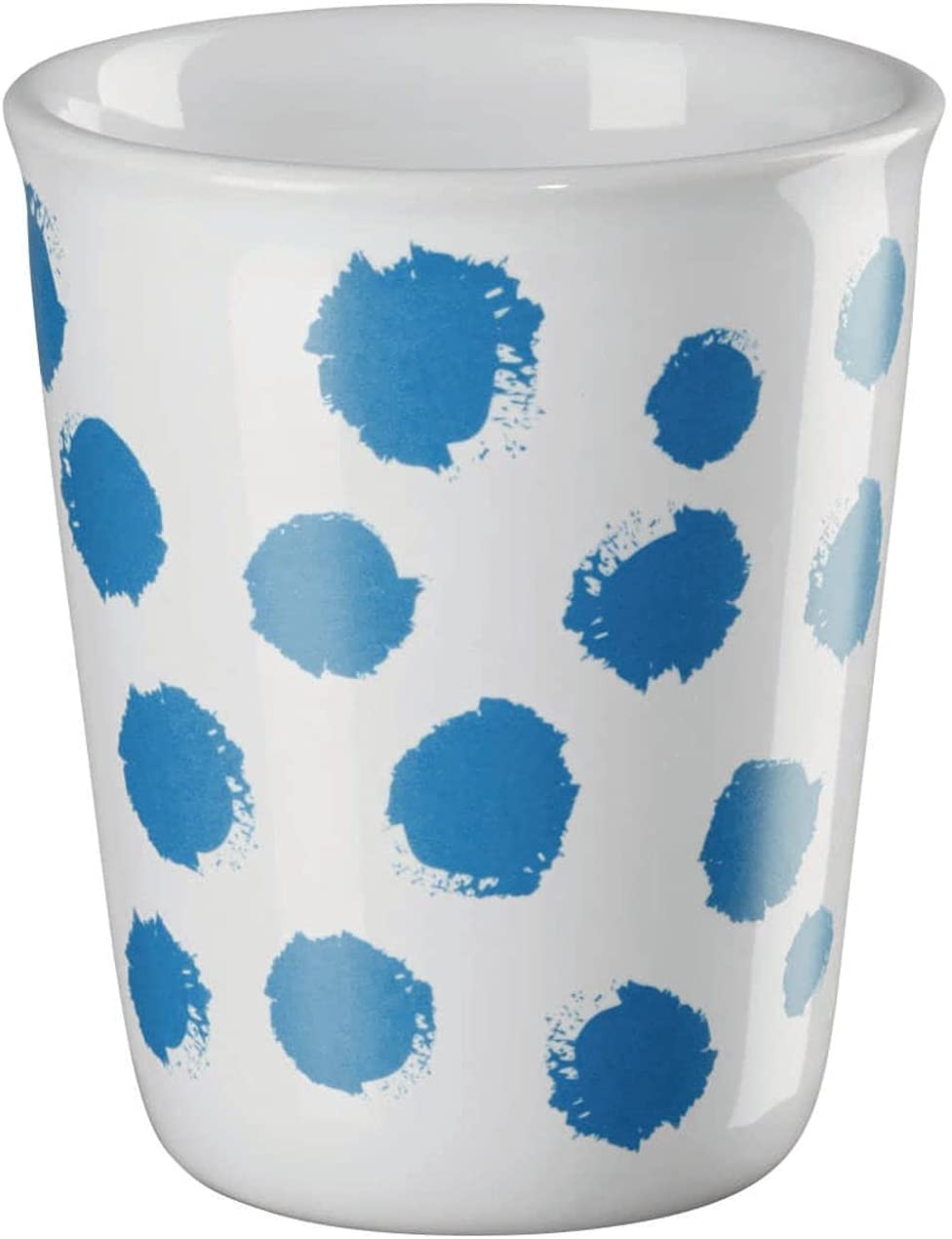 ASA - cup - espresso - white/blue/polka dots - porcelain - diameter 6.5 cm x height 7 cm - capacity - 0.1 l.