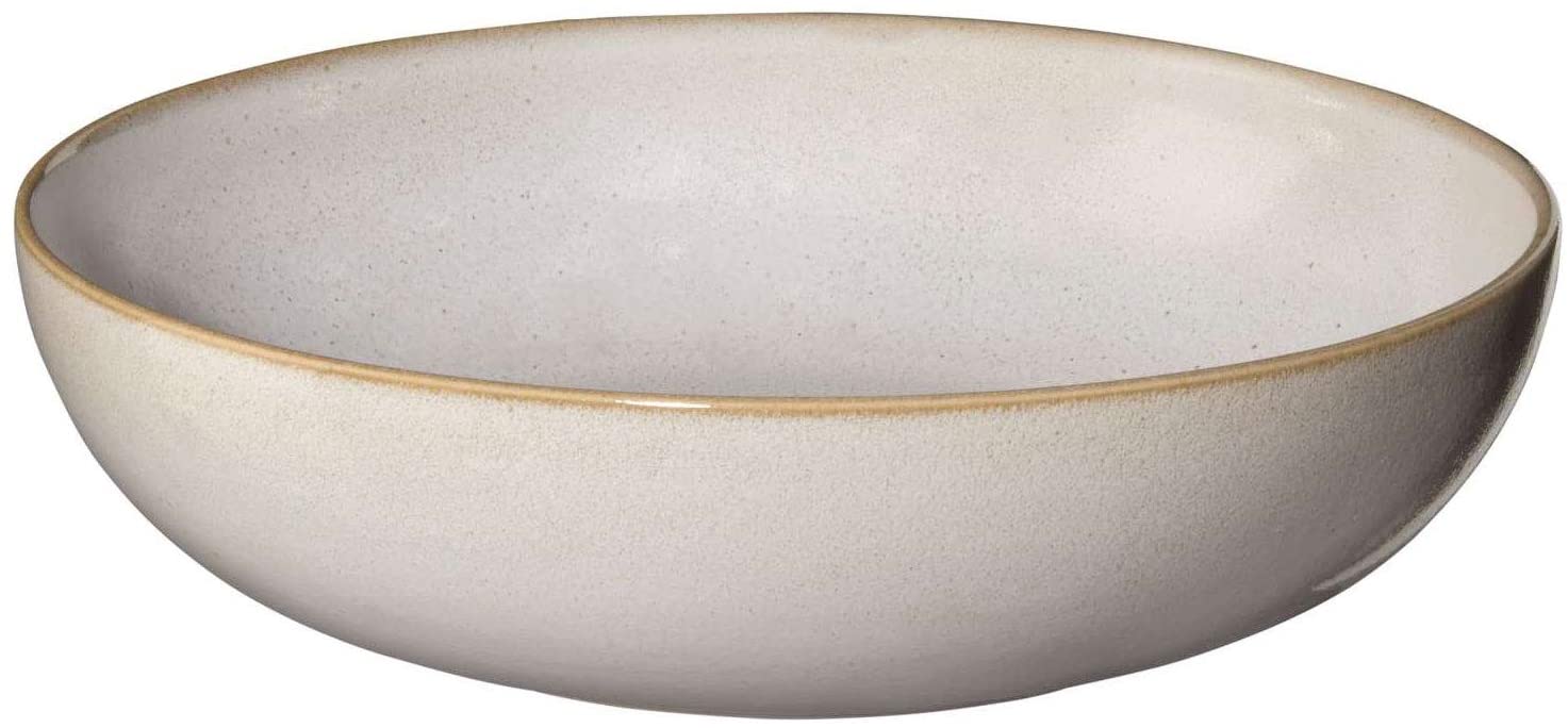 ASA 27231107 Seasons Pasta Plate, Ceramic, Sand, 21 cm