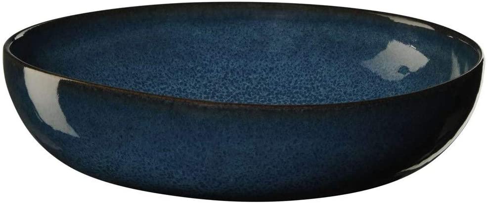 ASA 27231119 Seasons Pasta Plate, Ceramic, Midnight Blue, 21 cm