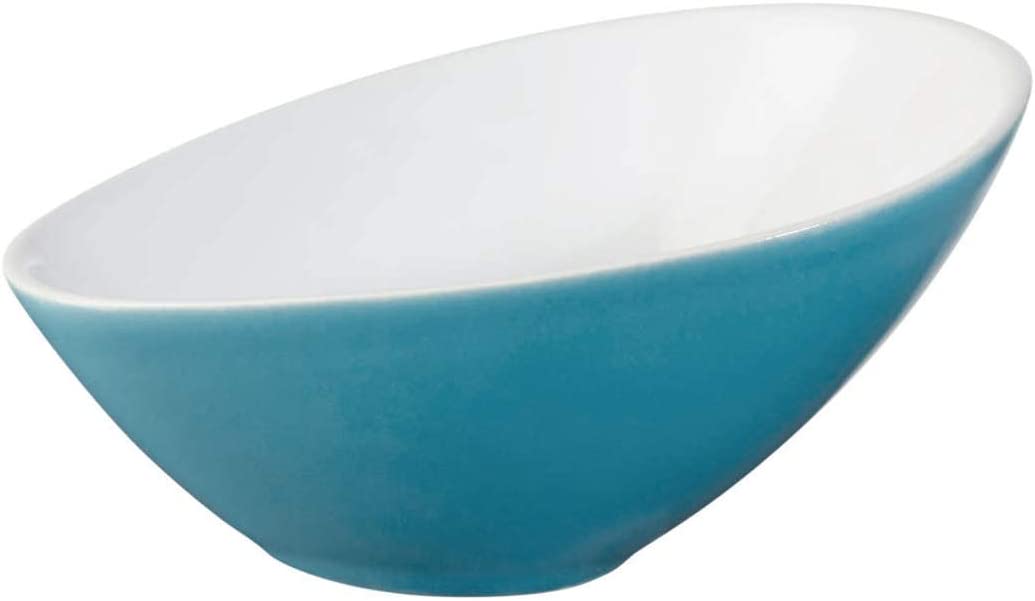 ASA VONGOLE Bowl Asymmetrical, Aqua L. 15.5 cm