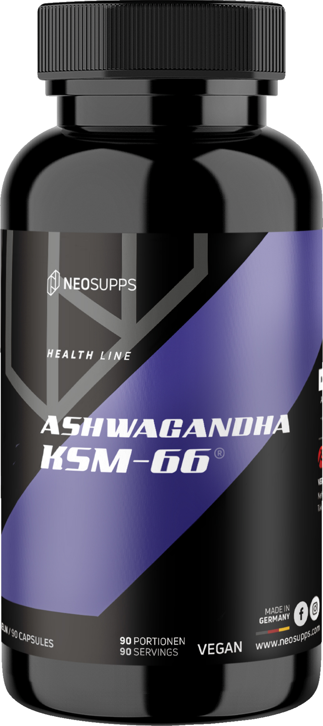 Ashwagandha KSM-66 capsules