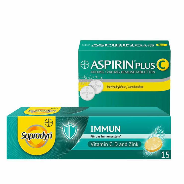 ASPIRIN® plus C + Supradyn® Immune