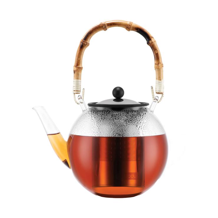 Assam teapot with bamboo grip 1 l