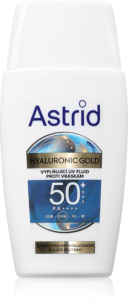 Astrid Hyaluronic Gold Protective Fluid SPF 50
