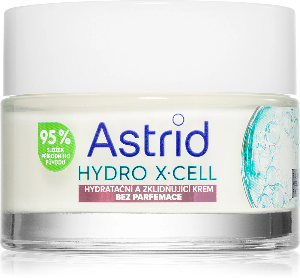 Astrid Hydro X-Cell hydrating and soothing cream for sensitive skin