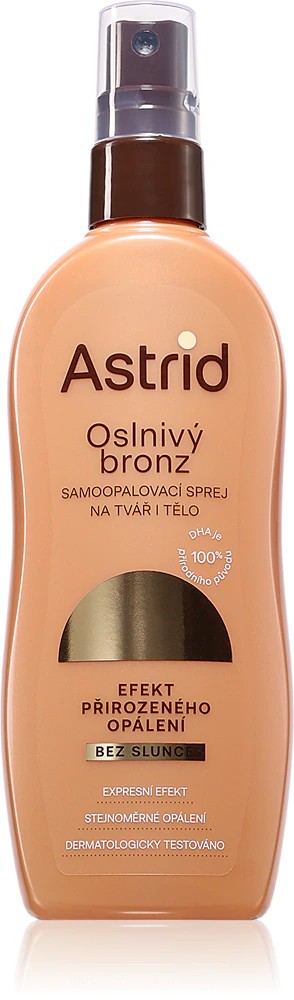 Astrid Sun self-tanning spray for body and face
