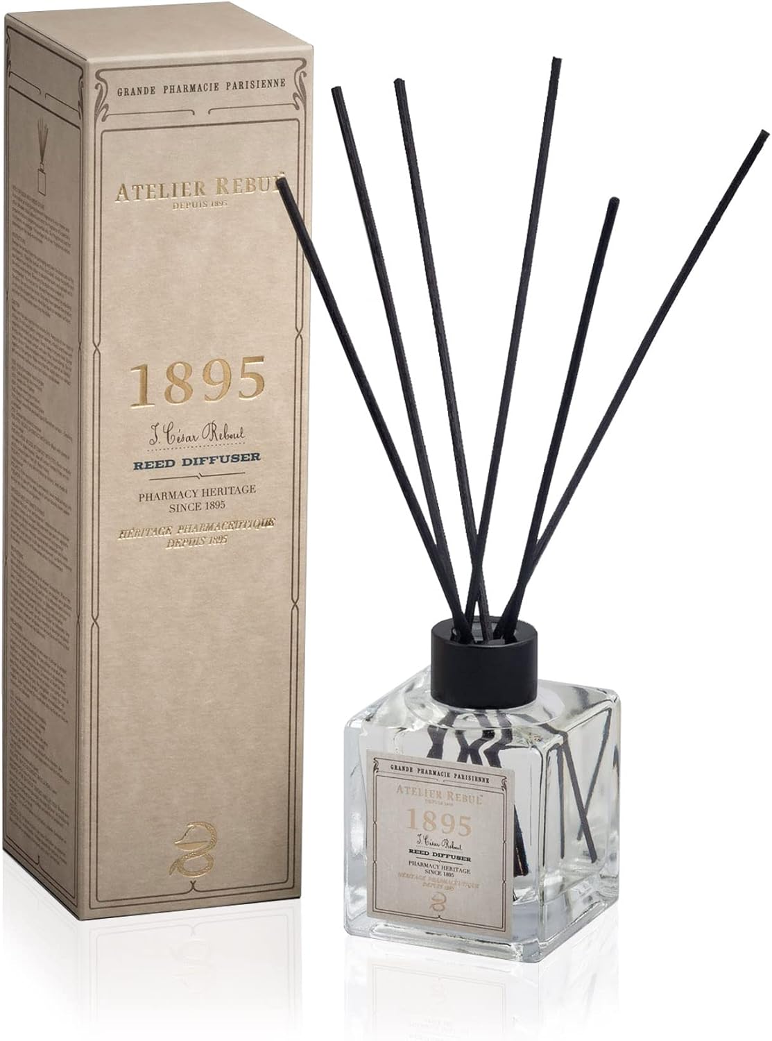 Atelier Rebul 1895 Fragrance Sticks (120 ml) Citrus & Woody Fragrance Oil Diffusers Room Fragrance Oil