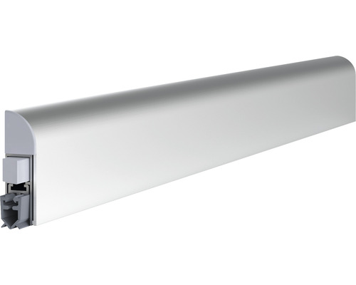 Athmer door seal Wind-Ex 1-310 1-sided length 985 mm aluminum silver anodized