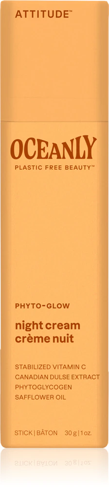 Attitude Oceanly Night Cream brightening night cream with vitamin C