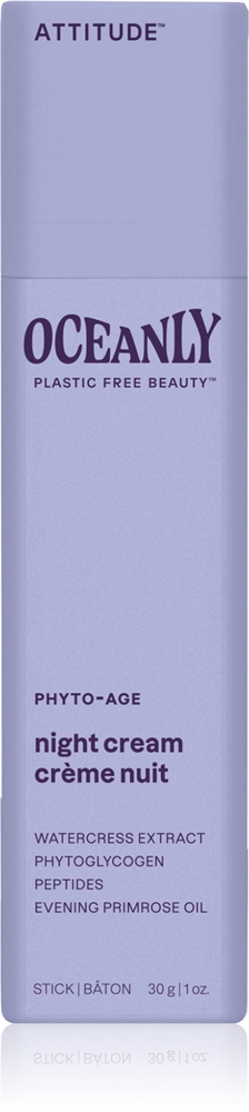 Attitude Oceanly Night Cream Night cream against all signs of aging with peptides