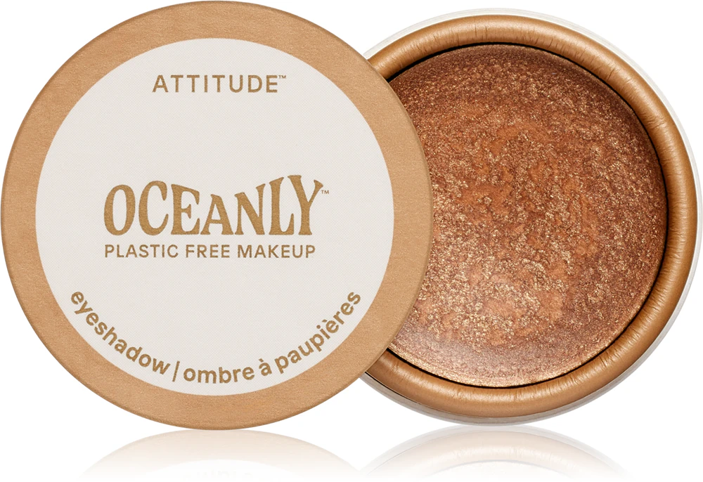 Attitude Oceanly Plastic Free Makeup Eyeshadow Cream with Glitter