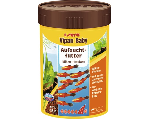 Rearing food sera Vipan baby micro flakes 100 ml